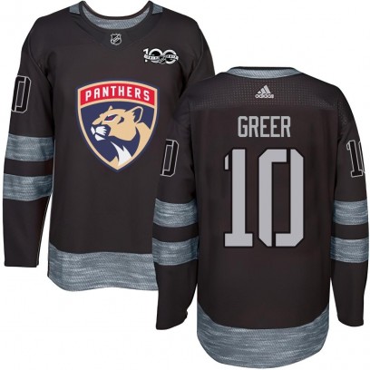 Youth Authentic Florida Panthers A.J. Greer 1917-2017 100th Anniversary Jersey - Black