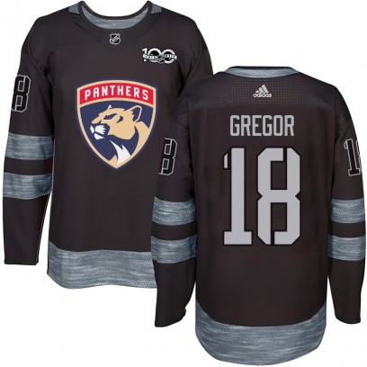 Youth Authentic Florida Panthers Noah Gregor 1917-2017 100th Anniversary Jersey - Black