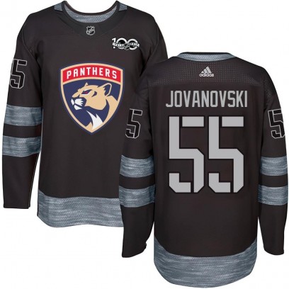 Youth Authentic Florida Panthers Ed Jovanovski 1917-2017 100th Anniversary Jersey - Black