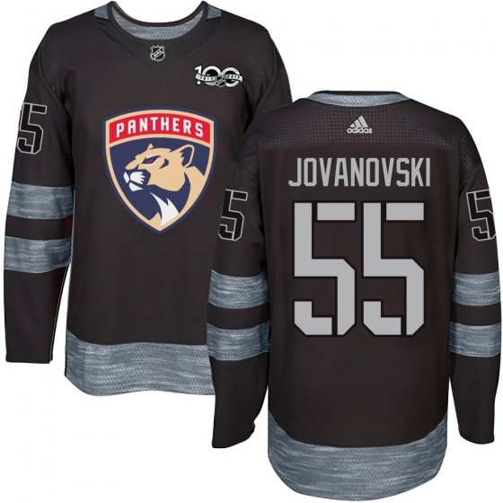Youth Authentic Florida Panthers Ed Jovanovski 1917-2017 100th Anniversary Jersey - Black