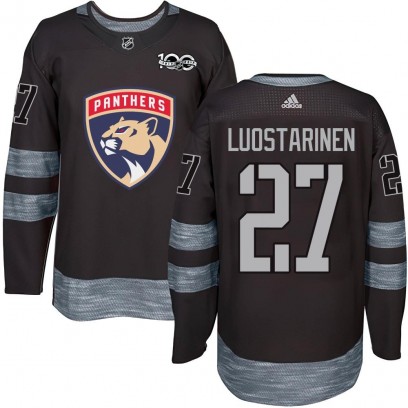 Youth Authentic Florida Panthers Eetu Luostarinen 1917-2017 100th Anniversary Jersey - Black