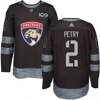 Youth Authentic Florida Panthers Jeff Petry 1917-2017 100th Anniversary Jersey - Black