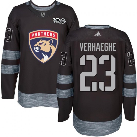 Youth Authentic Florida Panthers Carter Verhaeghe 1917-2017 100th Anniversary Jersey - Black