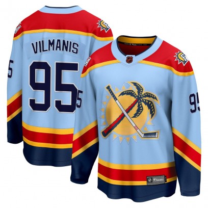 Youth Breakaway Florida Panthers Sandis Vilmanis Fanatics Branded Special Edition 2.0 Jersey - Light Blue