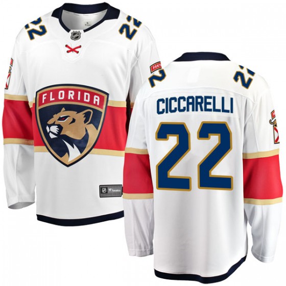 Men's Breakaway Florida Panthers Dino Ciccarelli Fanatics Branded Away Jersey - White