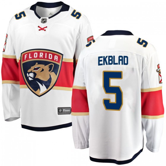 Men's Breakaway Florida Panthers Aaron Ekblad Fanatics Branded Away Jersey - White
