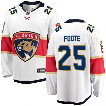 Men's Breakaway Florida Panthers Nolan Foote Fanatics Branded Away Jersey - White