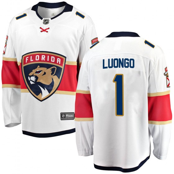 Men's Breakaway Florida Panthers Roberto Luongo Fanatics Branded Away Jersey - White