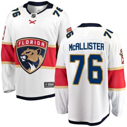 Men's Breakaway Florida Panthers Ryan McAllister Fanatics Branded Away Jersey - White