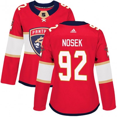 Women's Authentic Florida Panthers Tomas Nosek Adidas Home Jersey - Red