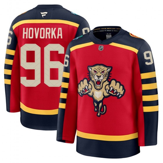 Men's Premium Florida Panthers Mikulas Hovorka Fanatics 2026 Winter Classic Jersey - Red