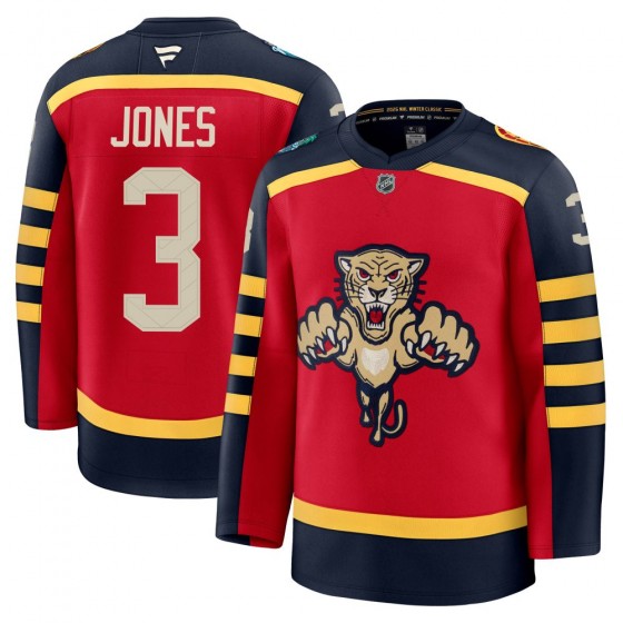 Men's Premium Florida Panthers Seth Jones Fanatics 2026 Winter Classic Jersey - Red