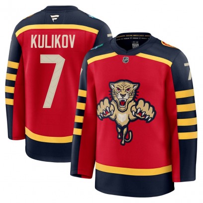 Men's Premium Florida Panthers Dmitry Kulikov Fanatics 2026 Winter Classic Jersey - Red