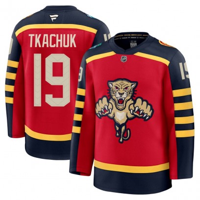 Men's Premium Florida Panthers Matthew Tkachuk Fanatics 2026 Winter Classic Jersey - Red