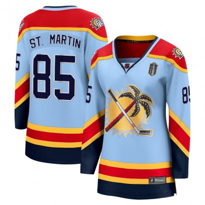 Women's Breakaway Florida Panthers Hunter St. Martin Fanatics Branded Special Edition 2.0 2025 Stanley Cup Final Jersey - Light 
