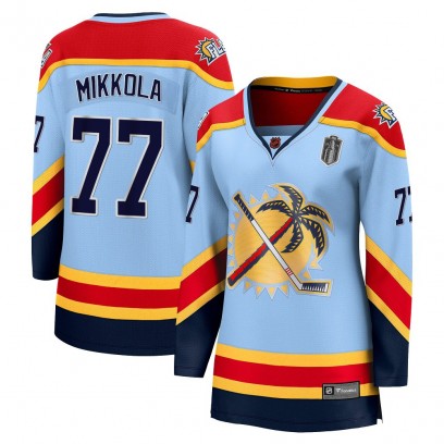 Women's Breakaway Florida Panthers Niko Mikkola Fanatics Branded Special Edition 2.0 2025 Stanley Cup Final Jersey - Light Blue