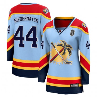 Women's Breakaway Florida Panthers Rob Niedermayer Fanatics Branded Special Edition 2.0 2025 Stanley Cup Final Jersey - Light Bl