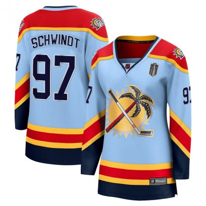 Women's Breakaway Florida Panthers Kai Schwindt Fanatics Branded Special Edition 2.0 2025 Stanley Cup Final Jersey - Light Blue