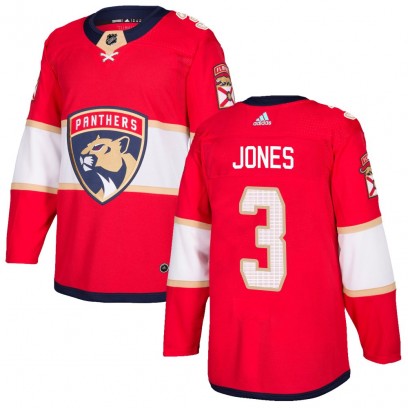 Men's Authentic Florida Panthers Seth Jones Adidas Home Jersey - Red