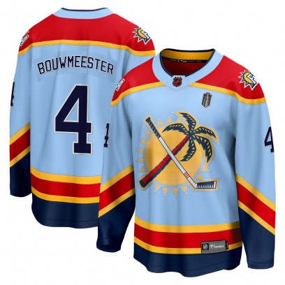 Youth Breakaway Florida Panthers Jay Bouwmeester Fanatics Branded Special Edition 2.0 2025 Stanley Cup Final Jersey - Light Blue