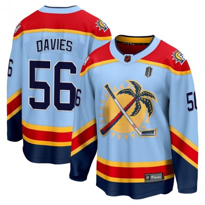 Youth Breakaway Florida Panthers Josh Davies Fanatics Branded Special Edition 2.0 2025 Stanley Cup Final Jersey - Light Blue