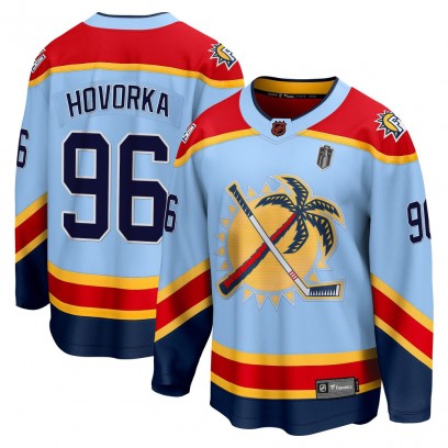 Youth Breakaway Florida Panthers Mikulas Hovorka Fanatics Branded Special Edition 2.0 2025 Stanley Cup Final Jersey - Light Blue