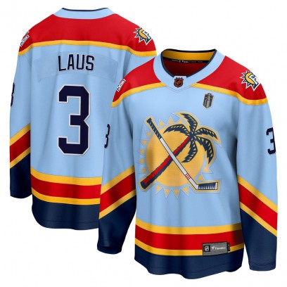 Youth Breakaway Florida Panthers Paul Laus Fanatics Branded Special Edition 2.0 2025 Stanley Cup Final Jersey - Light Blue