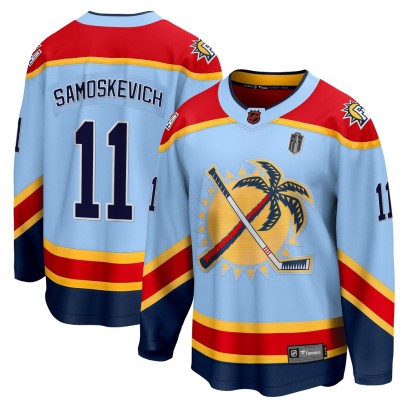 Youth Breakaway Florida Panthers Mackie Samoskevich Fanatics Branded Special Edition 2.0 2025 Stanley Cup Final Jersey - Light B