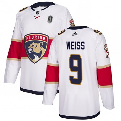 Men's Authentic Florida Panthers Stephen Weiss Adidas Away 2025 Stanley Cup Final Jersey - White