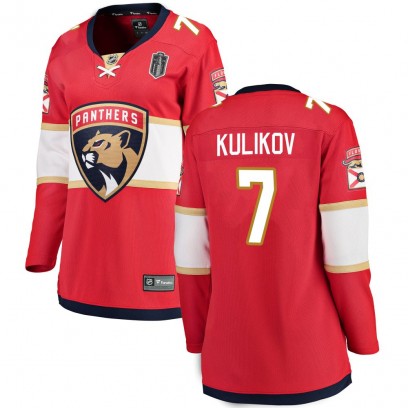 Women's Breakaway Florida Panthers Dmitry Kulikov Fanatics Branded Home 2025 Stanley Cup Final Jersey - Red