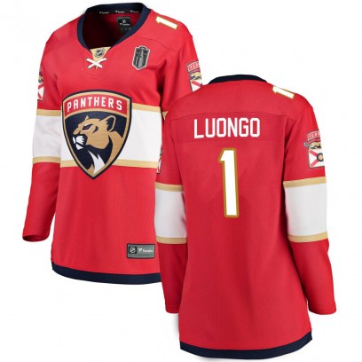Women's Breakaway Florida Panthers Roberto Luongo Fanatics Branded Home 2025 Stanley Cup Final Jersey - Red