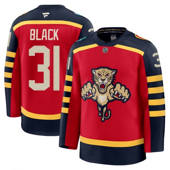 Youth Premium Florida Panthers Cooper Black Fanatics Red 2026 Winter Classic Jersey - Black