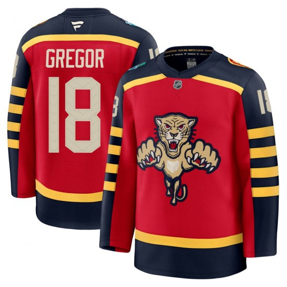 Youth Premium Florida Panthers Noah Gregor Fanatics 2026 Winter Classic Jersey - Red