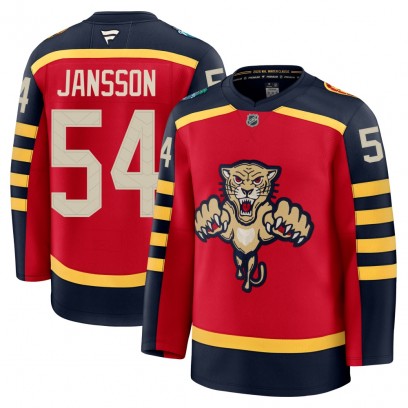 Youth Premium Florida Panthers Ludvig Jansson Fanatics 2026 Winter Classic Jersey - Red