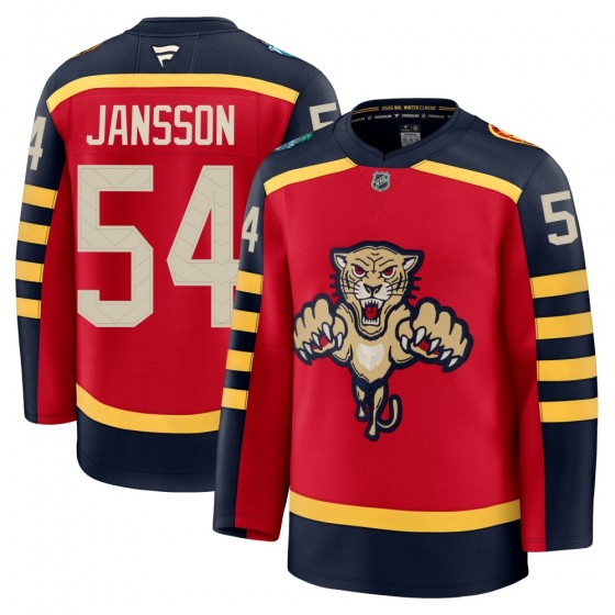 Youth Premium Florida Panthers Ludvig Jansson Fanatics 2026 Winter Classic Jersey - Red