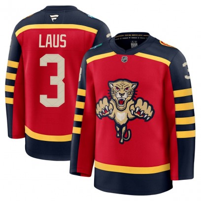 Youth Premium Florida Panthers Paul Laus Fanatics 2026 Winter Classic Jersey - Red
