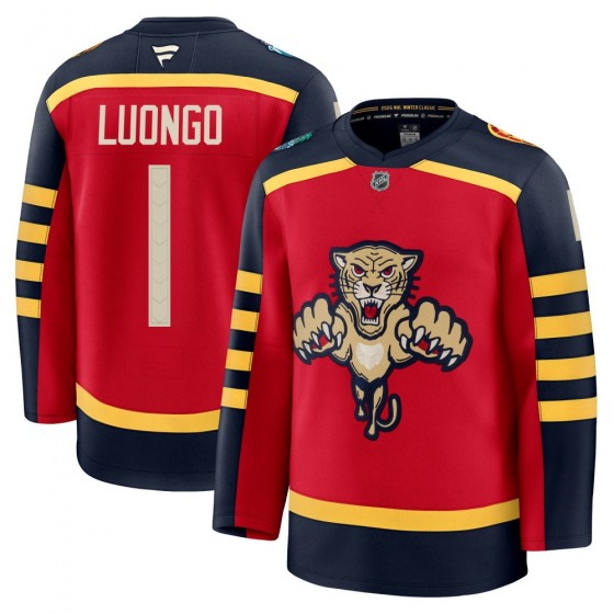 Youth Premium Florida Panthers Roberto Luongo Fanatics 2026 Winter Classic Jersey - Red