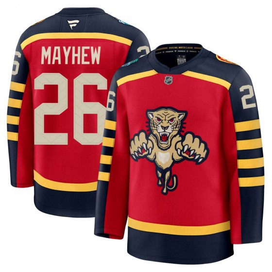 Youth Premium Florida Panthers Gerry Mayhew Fanatics 2026 Winter Classic Jersey - Red