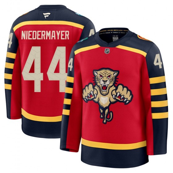 Youth Premium Florida Panthers Rob Niedermayer Fanatics 2026 Winter Classic Jersey - Red
