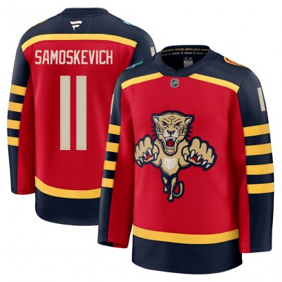 Youth Premium Florida Panthers Mackie Samoskevich Fanatics 2026 Winter Classic Jersey - Red