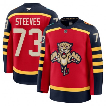 Youth Premium Florida Panthers Ben Steeves Fanatics 2026 Winter Classic Jersey - Red