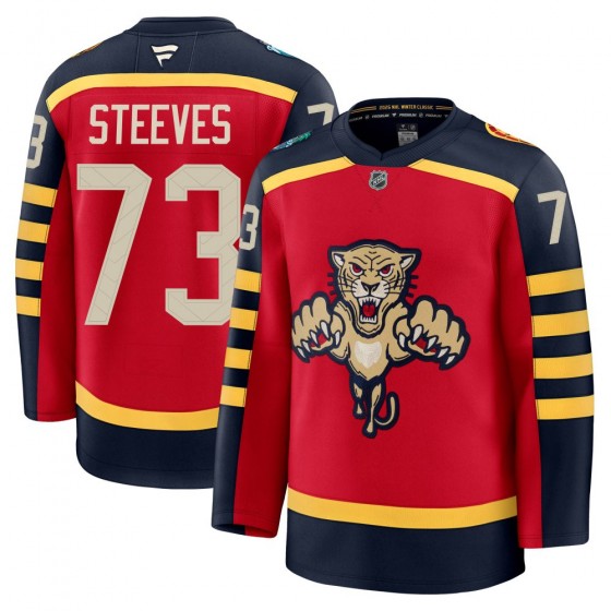 Youth Premium Florida Panthers Ben Steeves Fanatics 2026 Winter Classic Jersey - Red