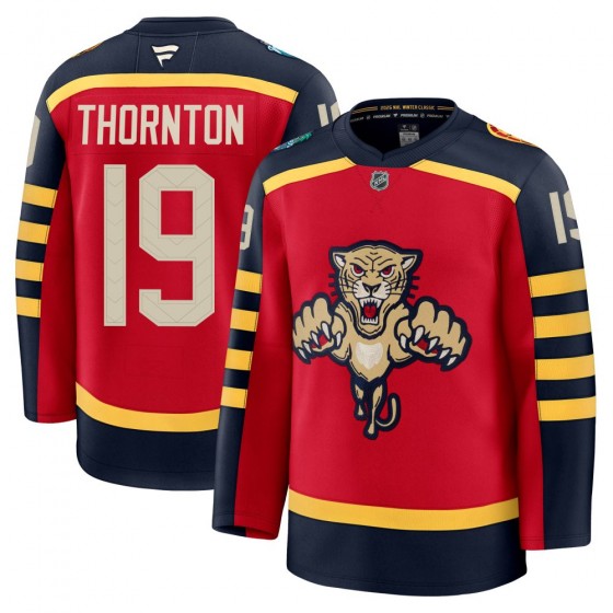 Youth Premium Florida Panthers Joe Thornton Fanatics 2026 Winter Classic Jersey - Red