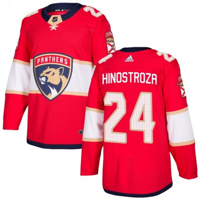 Youth Authentic Florida Panthers Vinnie Hinostroza Adidas Home Jersey - Red