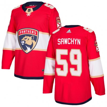 Youth Authentic Florida Panthers Gracyn Sawchyn Adidas Home Jersey - Red