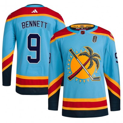 Youth Authentic Florida Panthers Sam Bennett Adidas Reverse Retro 2.0 2025 Stanley Cup Final Jersey - Light Blue