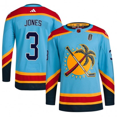 Youth Authentic Florida Panthers Seth Jones Adidas Reverse Retro 2.0 2025 Stanley Cup Final Jersey - Light Blue