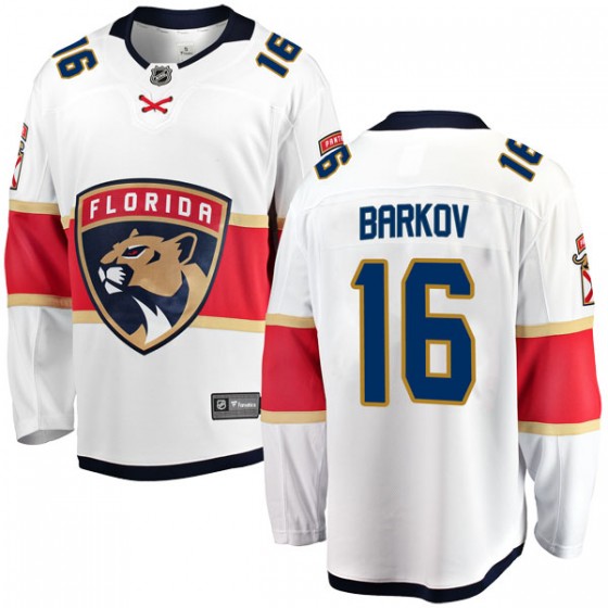 Youth Breakaway Florida Panthers Aleksander Barkov Fanatics Branded Away Jersey - White