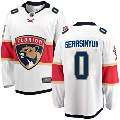 Youth Breakaway Florida Panthers Kirill Gerasimyuk Fanatics Branded Away Jersey - White