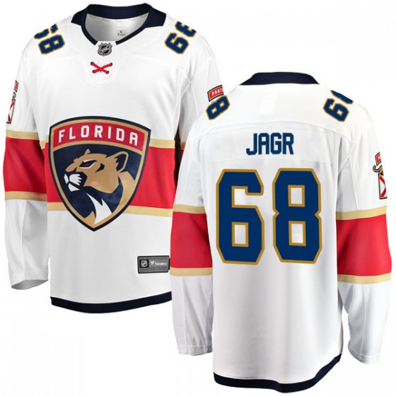 Youth Breakaway Florida Panthers Jaromir Jagr Fanatics Branded Away Jersey - White